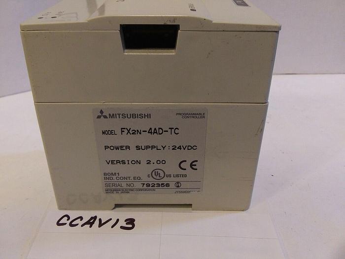 Used Mitsubishi FX2N-4AD-TC Programmable Controller