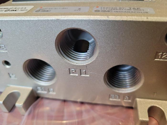 Used SMC NVV5FS3-01T-041-03T PARTS REPAIR DAMAGED WIRE PORT