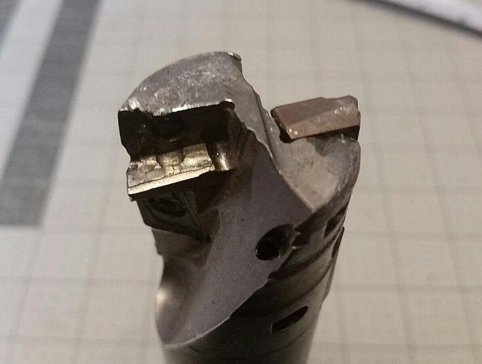 Used QTY 1 Sandvik RA390-025M25-17L, QTY 2 UNK Cutting Tool - NEED REPAIR END MILLS