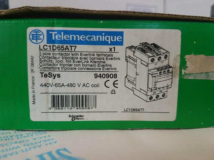 Telemecanique LC1D65AT7 Schneider Electric Contactor