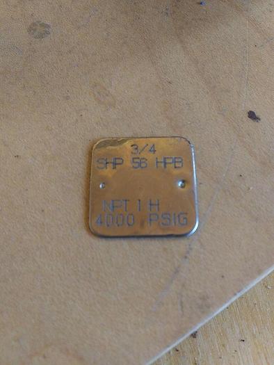 Mecafrance SHP-56-HPB Ball Valve 3/4 (Lot of 3)