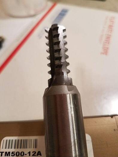 Used SCIENTIFIC CUTTING TOOLS TM500-12A Staggered Thread Mill Carbide TIALN 6" OAL