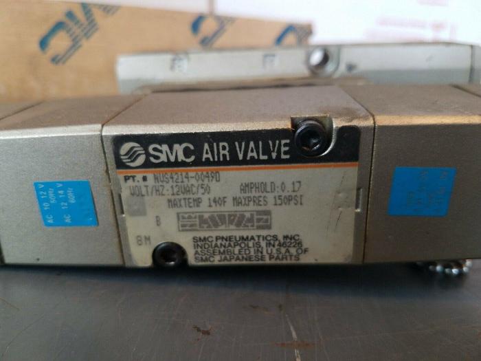 Used SMC Air Valve NVS4214-0549DM, 12VAC, 50Hz - Used