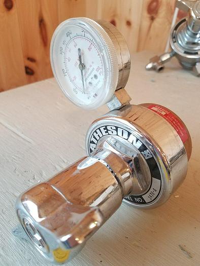 Used Matheson Regulators LOT OF 7 - 8-350, 3104-350, 48-200, 1PA-510, 8-580, 3478-A