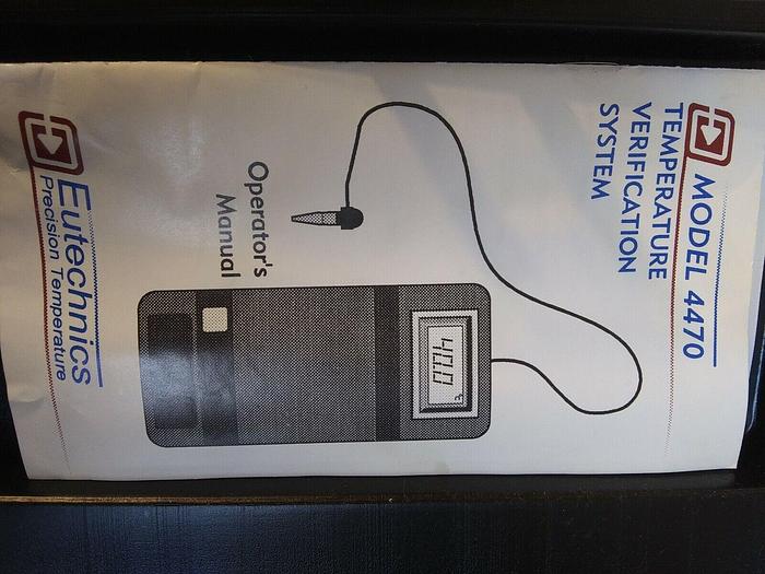 Used Eutechnics 4470 Temperature Verification System *IN*STOCK*USA*