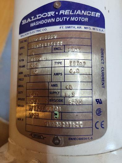 Baldor Reliance CDPWD3330 Washdown Duty Motor