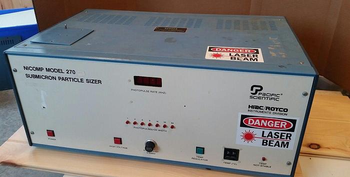 Used Pacific Scientific (Hiac/Royco) Nicomp 270 Submicron Particle Sizer - USED