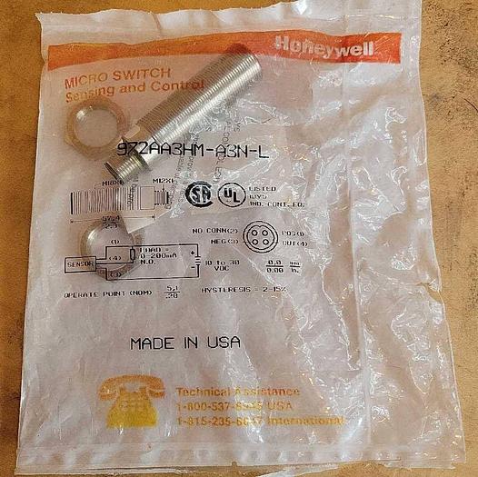Honeywell Microswitch Sensing & Control 972AA3HM-3N-L USA New