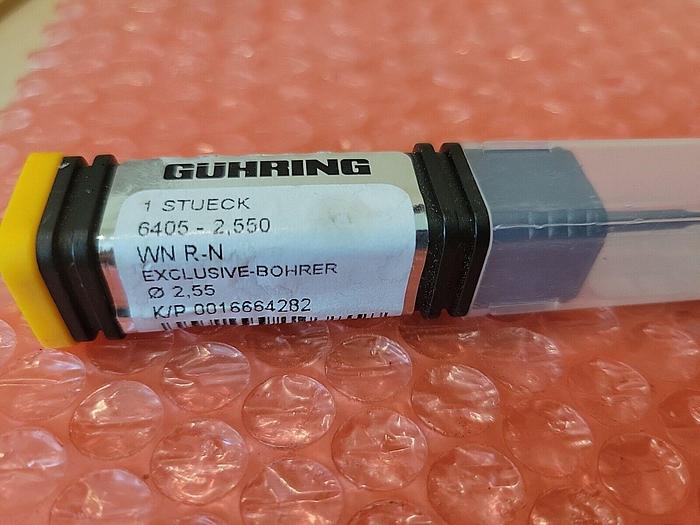 Used Guhring 6405-2550 / 2,550 WN R-N / 6405-2.55