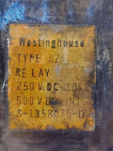 1962 Westinghouse S-1358076-D