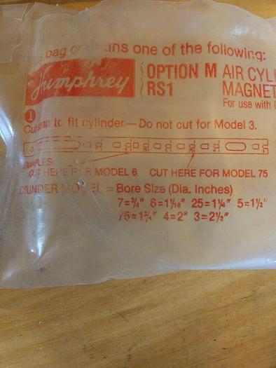 Humphrey RS1 Magnetic Reed Switch for Option M Air Cylinder