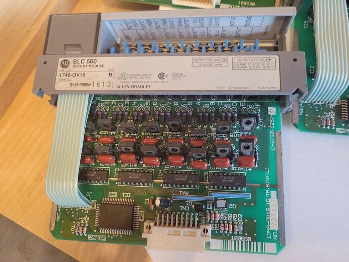 Used Allen Bradley BULK LOT - 1746-OV16, 1746-OA16, 1746-IA16 Input/Output