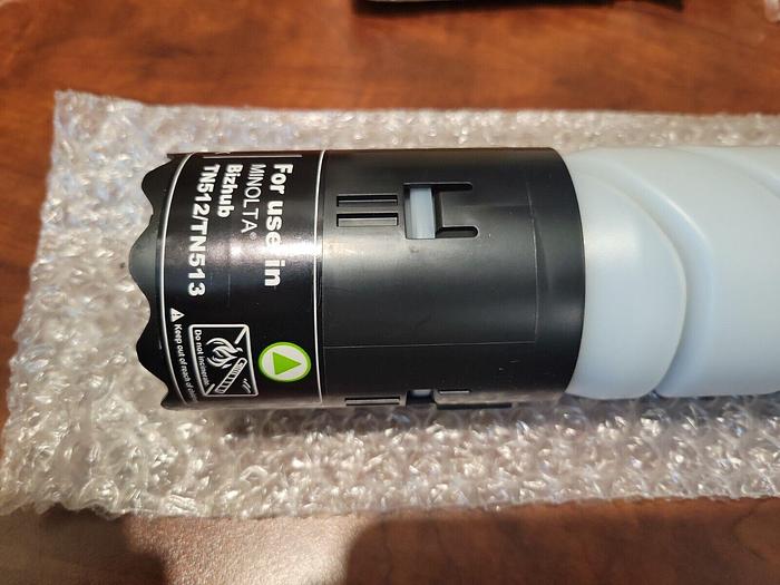 Used Konica Minolta Toner Black, KON/MIN-C-454/554-T-B