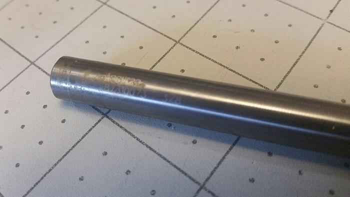 Used Accupro 87810073 Carbide 2FL End Mill - 3/8 x 3/8 x 1-1/2 x 6 OAL
