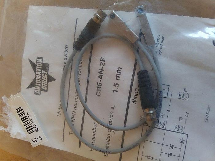Automation Direct CR5-AN-2F Metal Sensing Proximity Switch (Lot of 2)