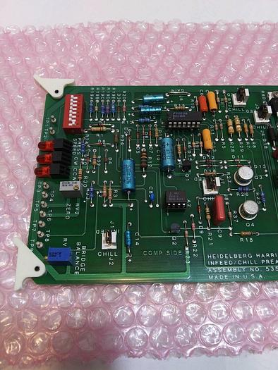 Heidelberg Harris 5350427D Infeed/Chill Preamplifier