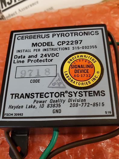 Used Cerberus Pyrotrotronics CP2297