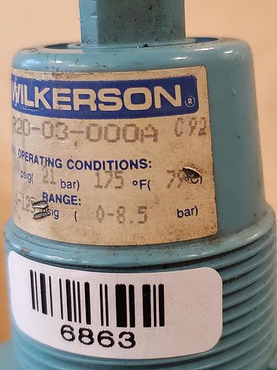 Used Wilkerson R20-03-000A
