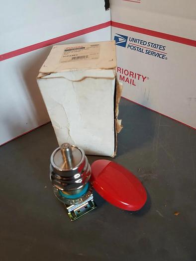 Furnas 51PA9E2 Mushroom Operator 2-1/2 Red Hazardous Location