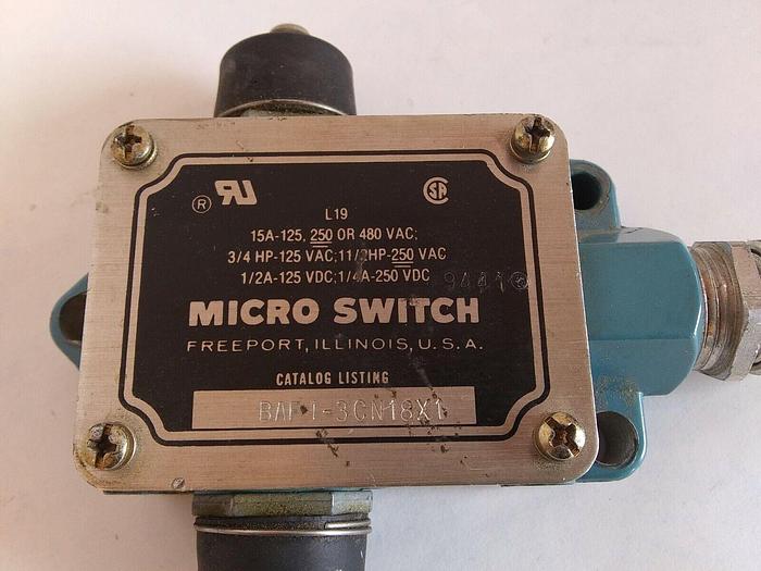 Used Micro Switch BAF1-3CN18X1 Limit Switch