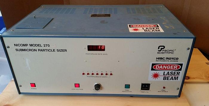 Used Pacific Scientific (Hiac/Royco) Nicomp 270 Submicron Particle Sizer - USED