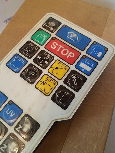 Used 135011391 EDM Wire Remote Control Front Panel
