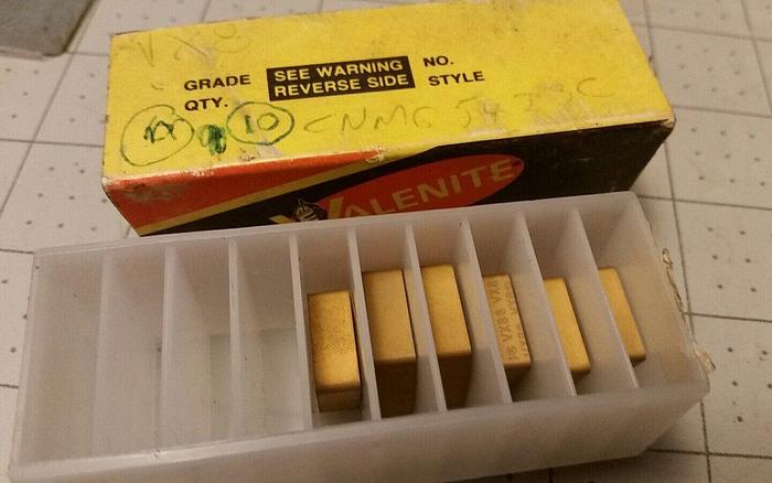 Used Carbide Inserts - Sandvik, Kennametal, Valenite, SECO - QTY 21 Inserts Various