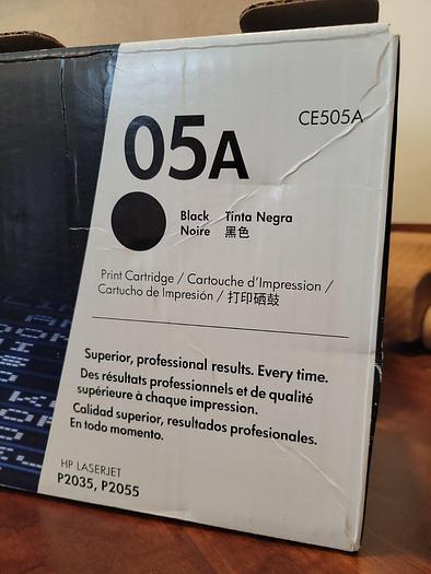 Used HP 05A Black LaserJet Toner Cartridge for P2035 / P2055 Printer 14181007819