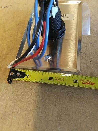 Dortronics 5215-SPBXE1 Push to Exit Illuminated Button 5215-SPB Series