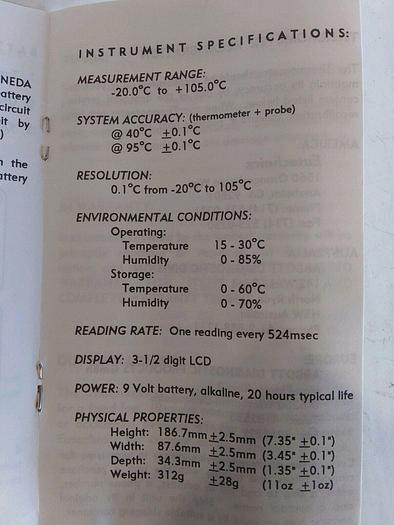 Used Eutechnics 4470 Temperature Verification System *IN*STOCK*USA*