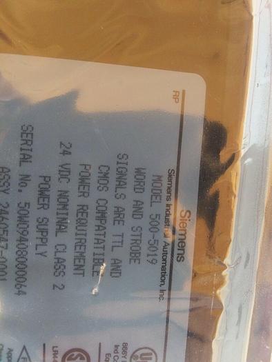 Siemens 500-5019 Word Output Module