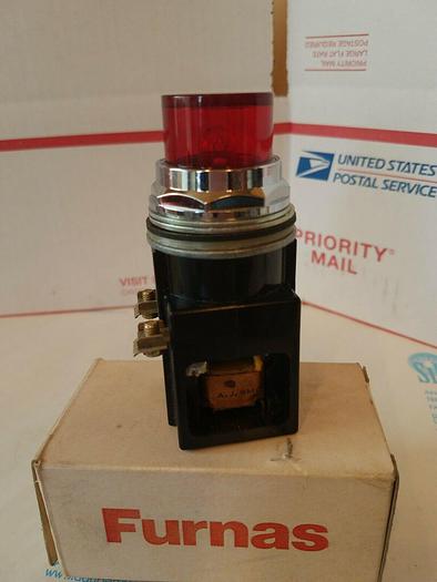 Furnas 52PA4J2 Oil Tight Pilot Light Red Lens