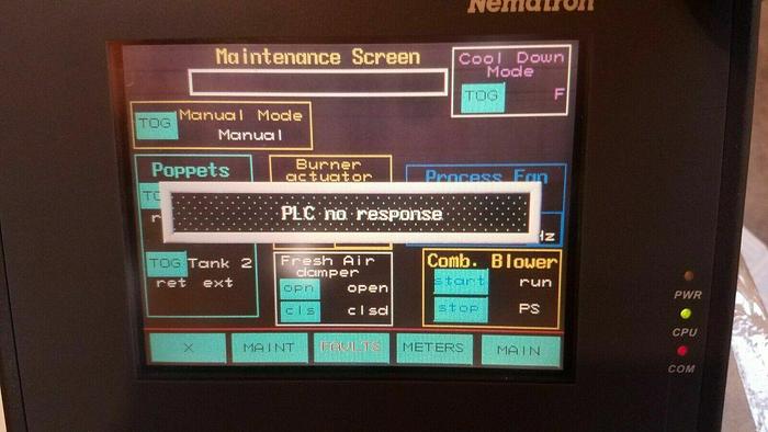 Used Nematron PV-570SV4 Operator InterfaceTESTED AS SHOWN PARTS REPAIR CORE