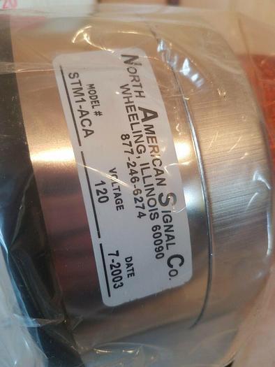 North American Signal STM1, Amber Dome, 120V - NEW