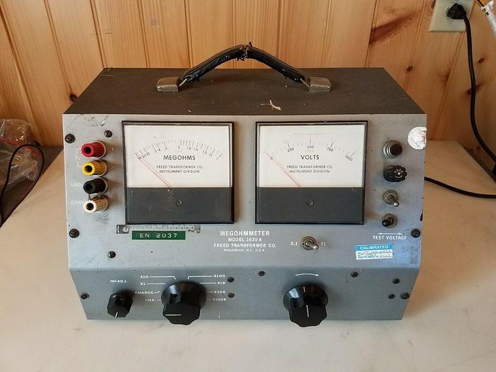 Used FREED Megohmmeter 1620 A - Powers On, Voltage Tested