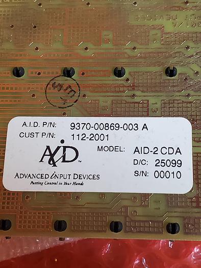 Used 1991 Advanced input devices 112-2001