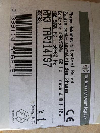 Telemecanique RM3 TAR114TS7 Phase Asymmetry Control Relay