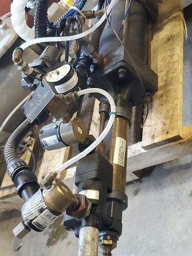 Used Liquid Control Corp CTF4, F17220193 Epoxy Pumping Machine Positive Displacement Dosing Pumps Graco