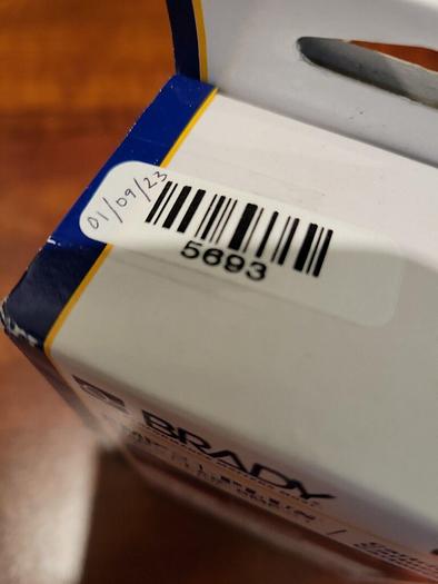 Brady M21-750-595-WT Cartridge, White Vinyl 662820966517