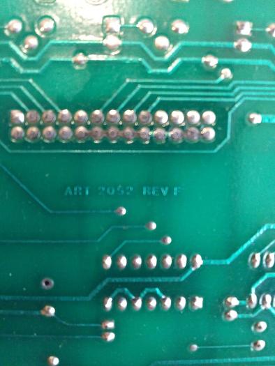 Used ART 2052 REV F Circuit Board1146-1020-3760