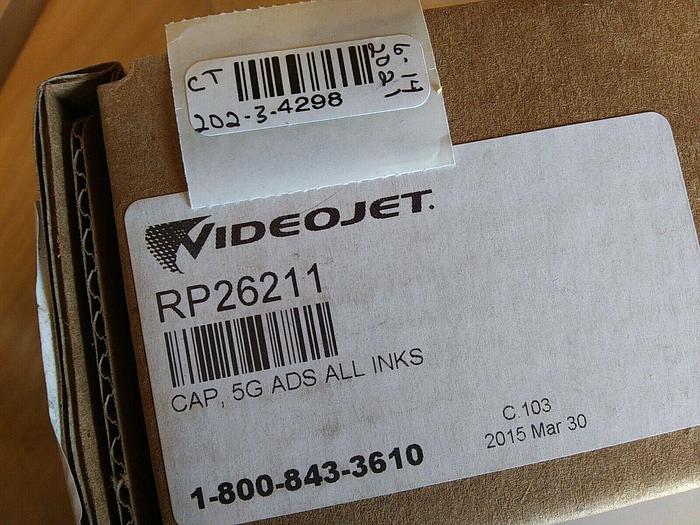 Videojet RP26211 Cap 5 Gallon ADS all Inks *factory sealed box*