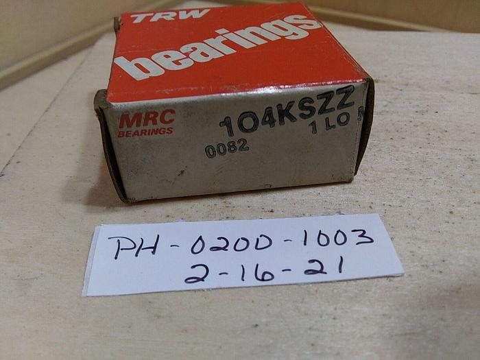 MRC 104KSZZ Sealed Ball Bearing