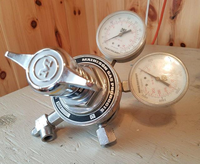Used Matheson Regulators LOT OF 7 - 8-350, 3104-350, 48-200, 1PA-510, 8-580, 3478-A