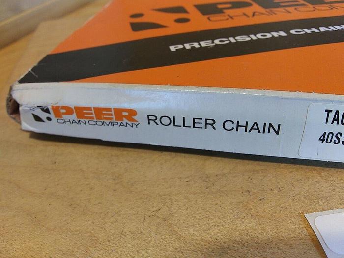 PEER 40SS x 10ft Roller Chain stainless steel