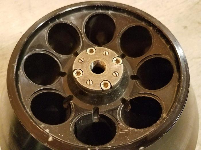 Used TWO Sorvall SS-34 8-Place Fixed Angle Rotors w/ ONE Lid - USED UNTESTED