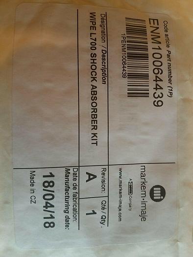 Markem Imaje ENM10064439, Wipe L700 Shock Absorber KIT - KIT ONLY