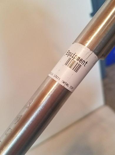 Used Sample Thief 48" Length, Stainless Steel Swing Tip - Processing, Laboratory