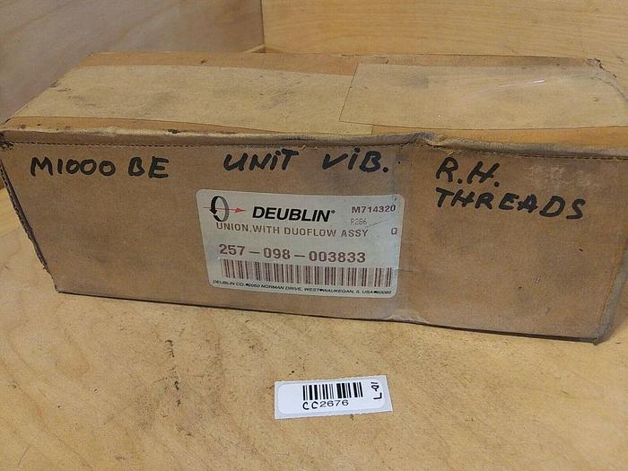 Deublin 257-098-003833 Rotary Union 714320/R1012 RH Threads