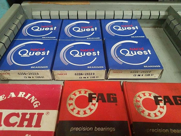 Used Bulk Wholesale Industrial Bearings- SKF, NSK, QUEST, MRC
