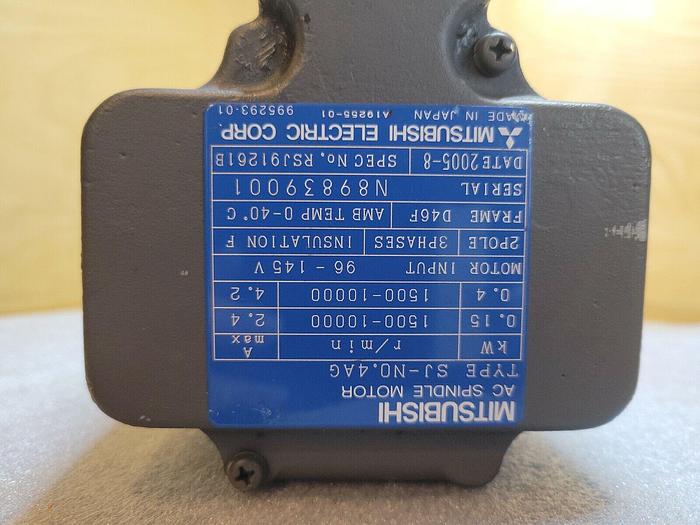 Mitsubishi SJ-N0.4AG AC Spindle Motor